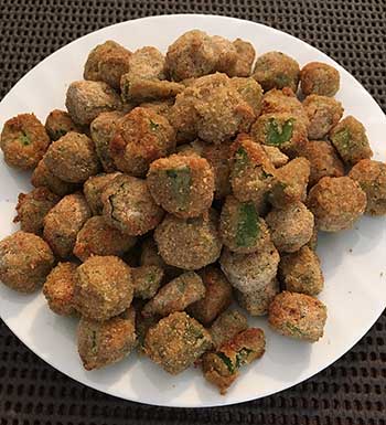 How to cook frozen fried okra in an air fryer Air Fried Okra Recipe All The Taste With None Of The Guilt