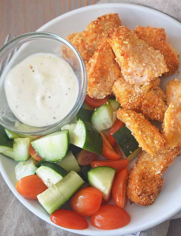 Air Fryer Chicken Nuggets by Recipe-Diaries.com