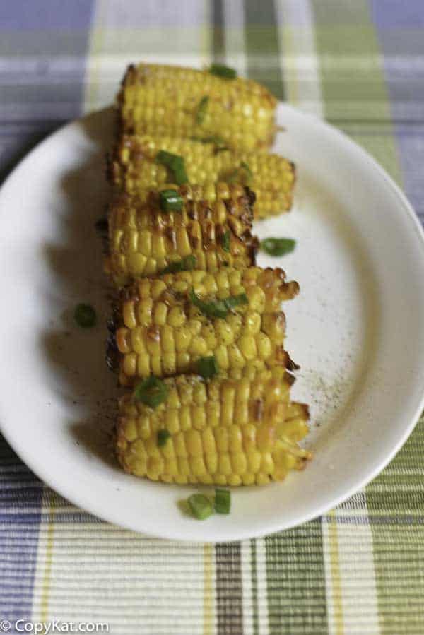 Air Fryer Roasted Corn, by Copykat.com