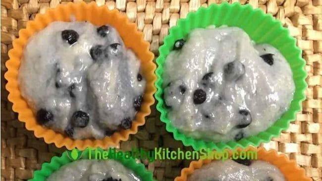 Air Fryer Blueberry Muffins