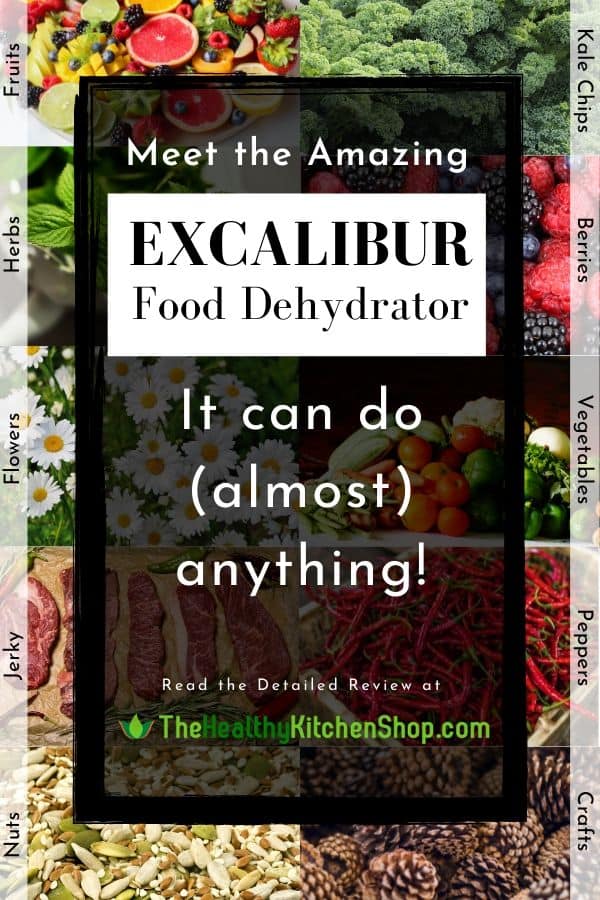 The Amazing Excalibur Food Dehydrator can do (almost) anything! Read complete review here.