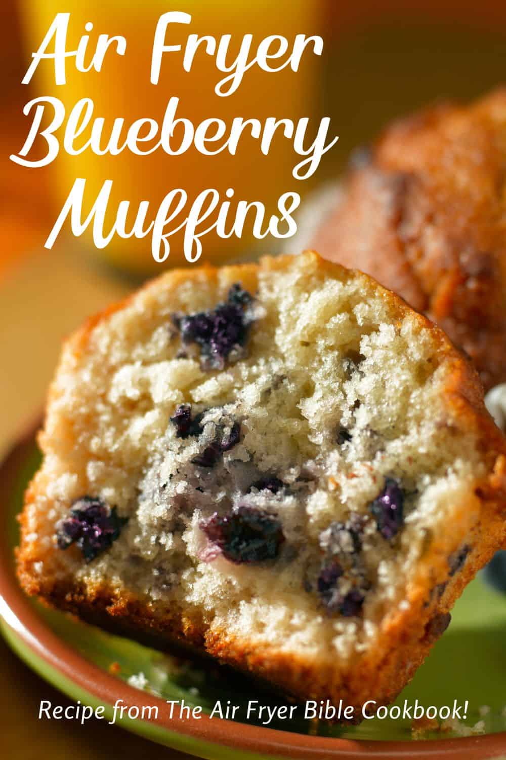 Air Fryer Blueberry Muffins