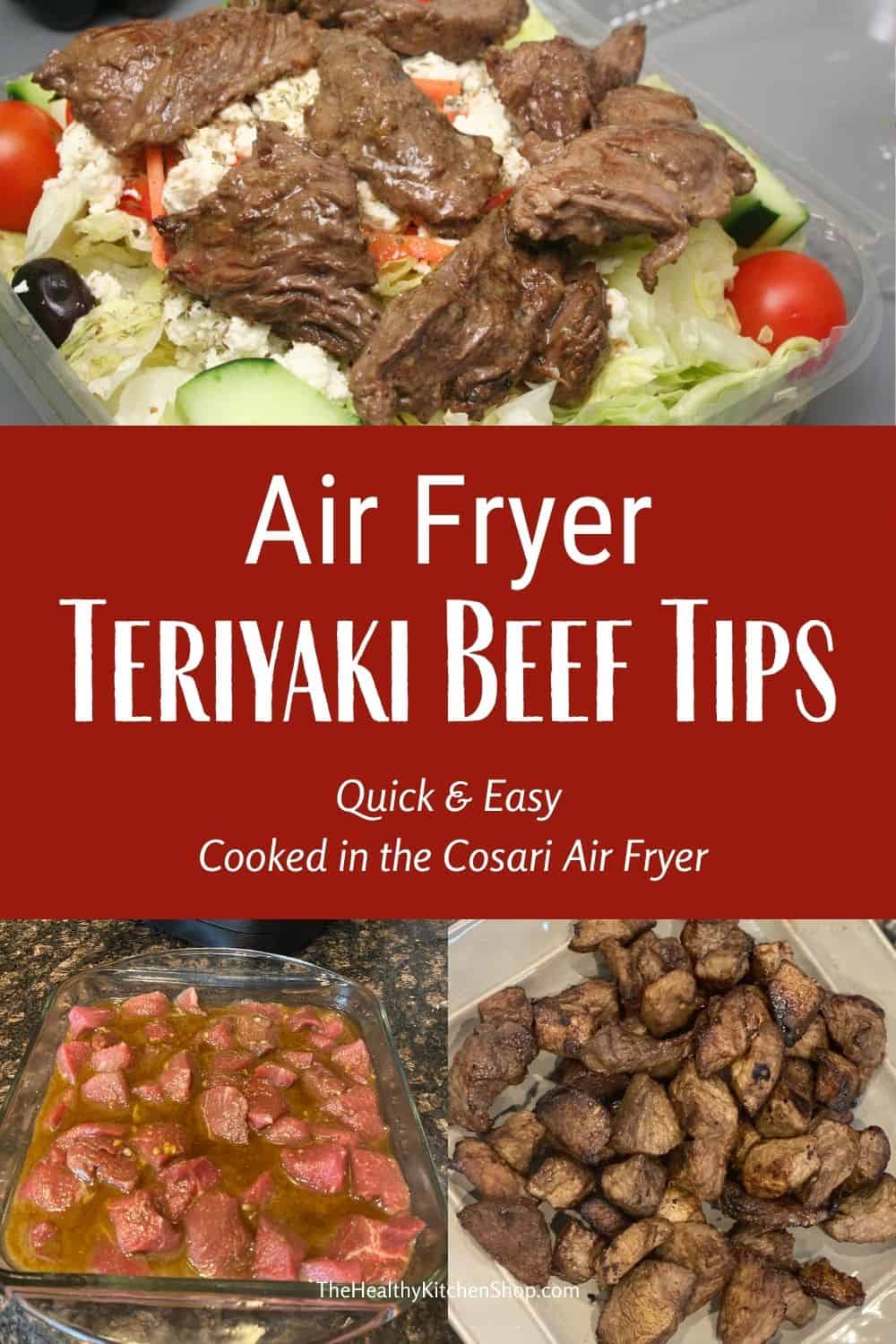 Air Fryer Teriyaki Beef Tips Recipe