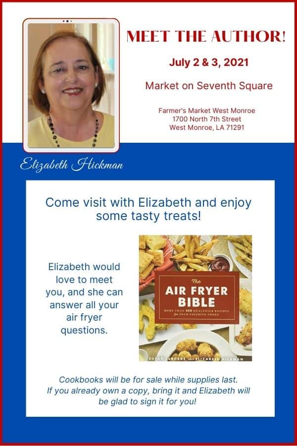 Meet the Author of The Air Fryer Bible, Elizabeth Hickman