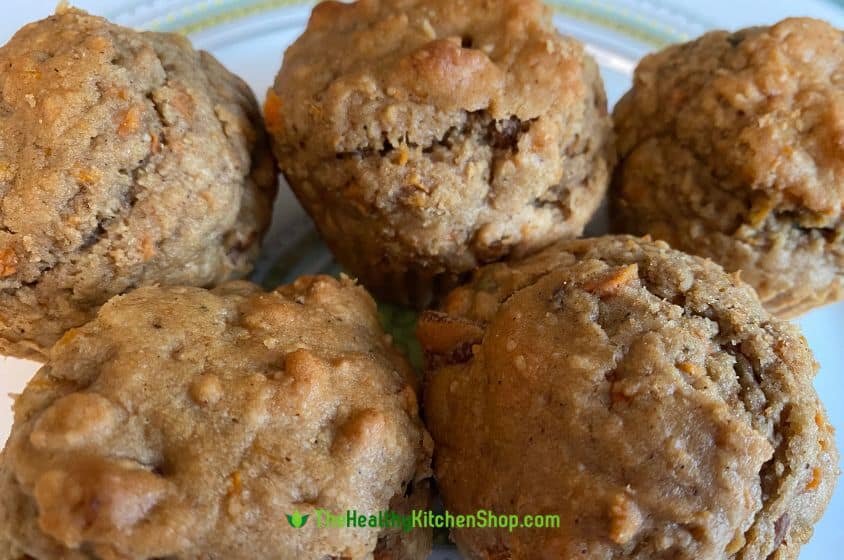 Recipe for Air Fryer Nutty Whole Wheat Muffins