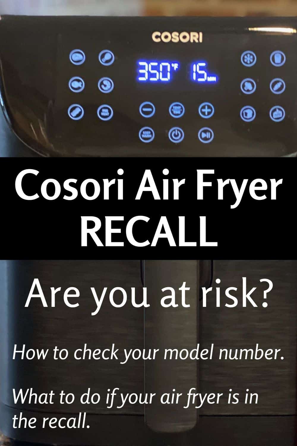 Cosori Air Fryer Recall