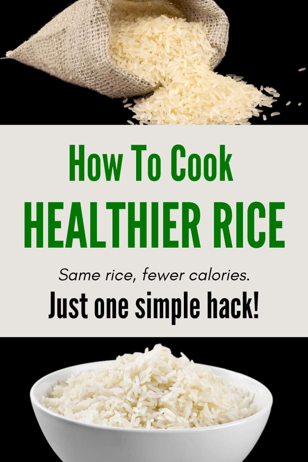 How to Cook Healthier Rice - One Simple Hack!